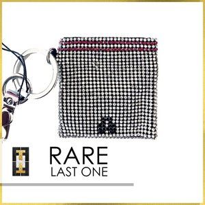 ALEXANDER WANG WANGLOC CRYSTAL RHINESTONE KEYCHAIN